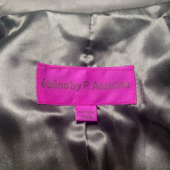 Ébène by P. Assuline Lamb Skin Leather Jacket - Picture 14 of 15